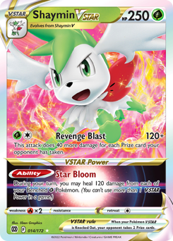 Shaymin VSTAR #14 Brilliant Stars
