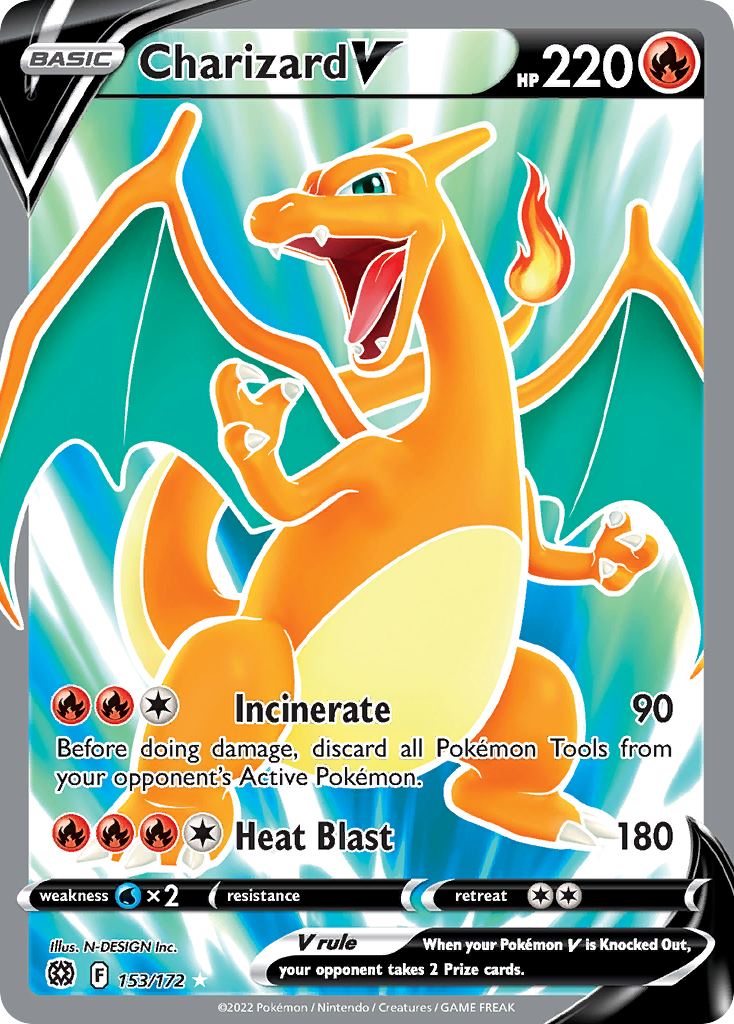 Charizard V #153 Brilliant Stars