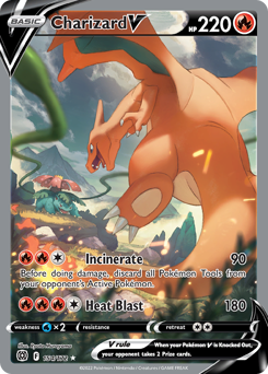 Charizard V #154 Brilliant Stars