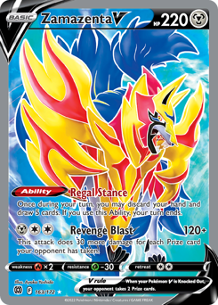 Zamazenta V #163 Brilliant Stars