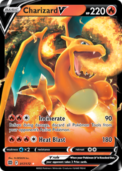 Charizard V #17 Brilliant Stars