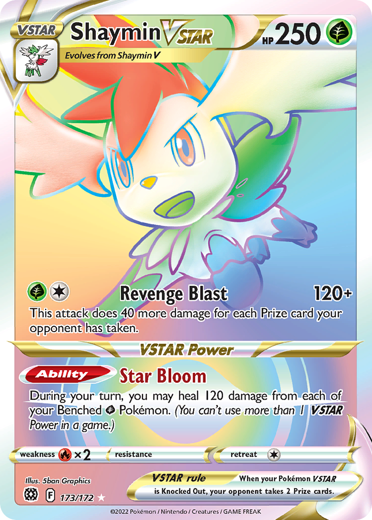 Shaymin VSTAR #173 Brilliant Stars