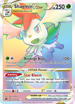 Shaymin VSTAR #173 Brilliant Stars
