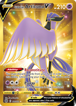 Galarian Articuno V #181 Brilliant Stars