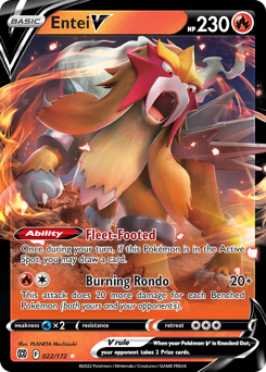 Entei V #22 Brilliant Stars