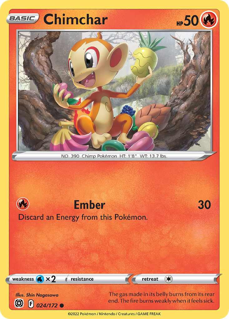 Chimchar #24 Brilliant Stars