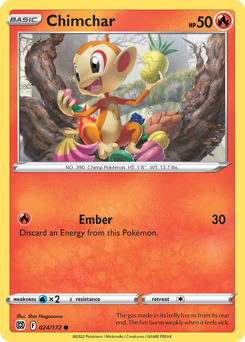 Chimchar #24 Brilliant Stars