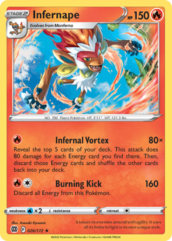 Infernape #26 Brilliant Stars