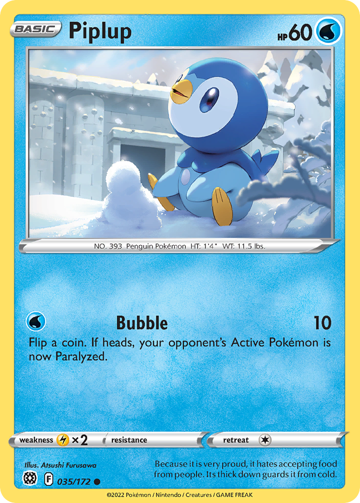 Piplup #35 Brilliant Stars