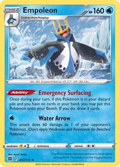 Empoleon #37 Brilliant Stars