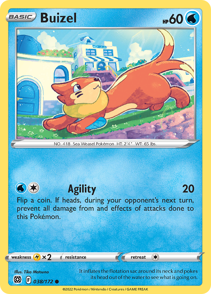 Buizel #38 Brilliant Stars