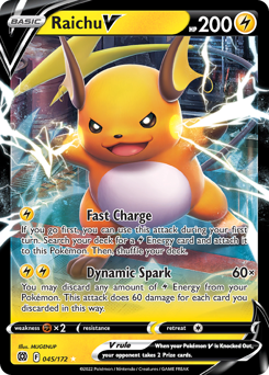 Raichu V #45 Brilliant Stars