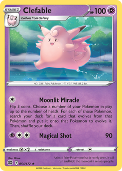 Clefable #54 Brilliant Stars
