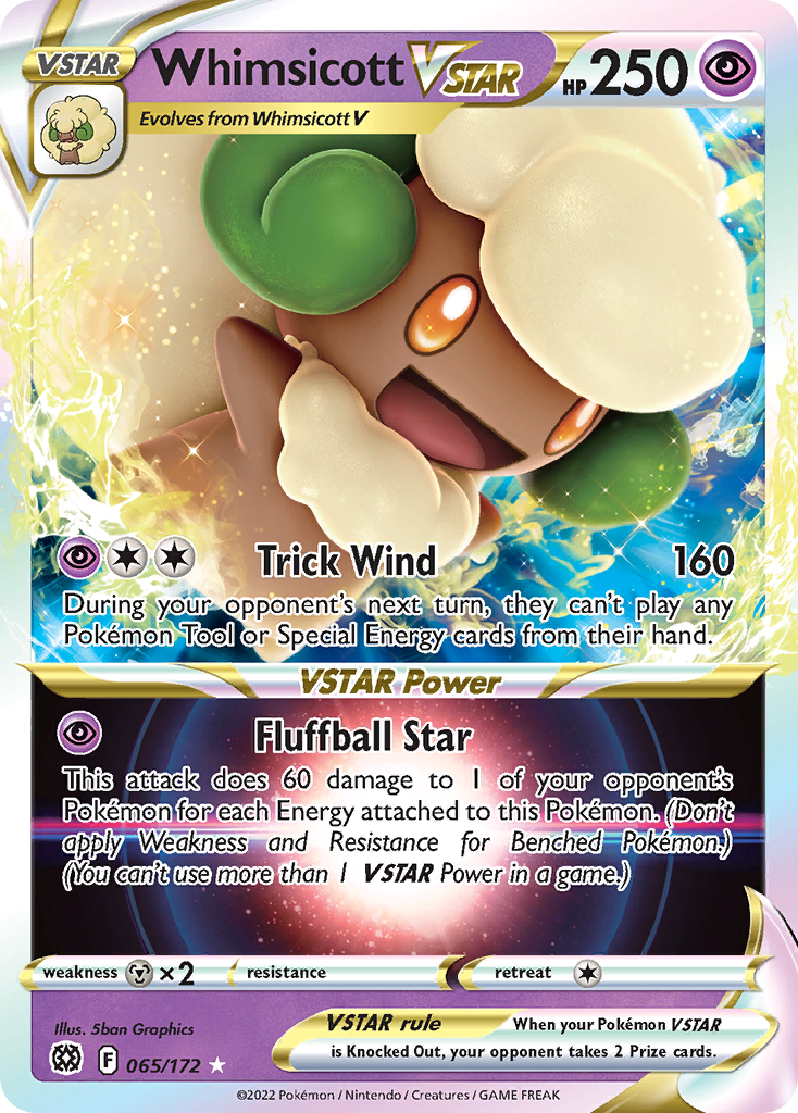 Whimsicott VSTAR #65 Brilliant Stars