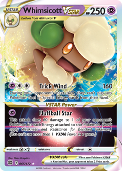 Whimsicott VSTAR #65 Brilliant Stars