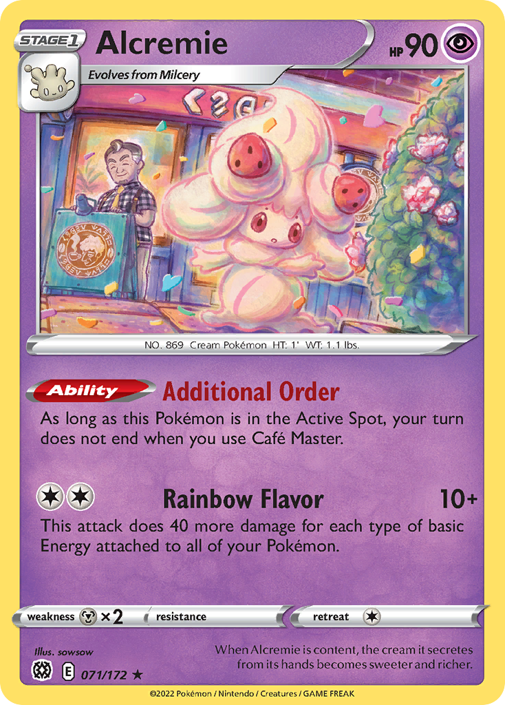 Alcremie #71 Brilliant Stars