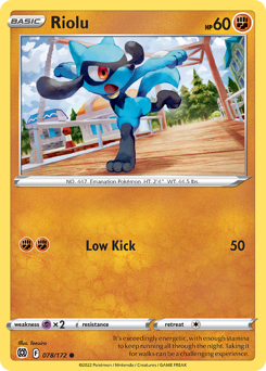 Riolu Brilliant Stars #78