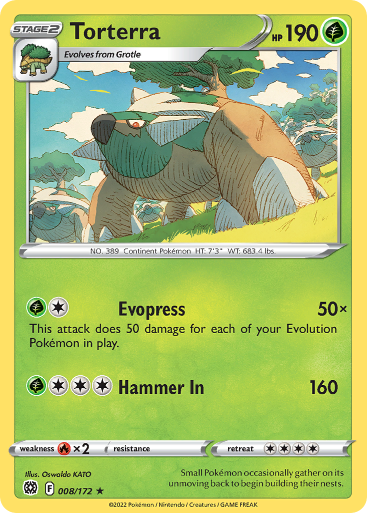 Torterra #8 Brilliant Stars