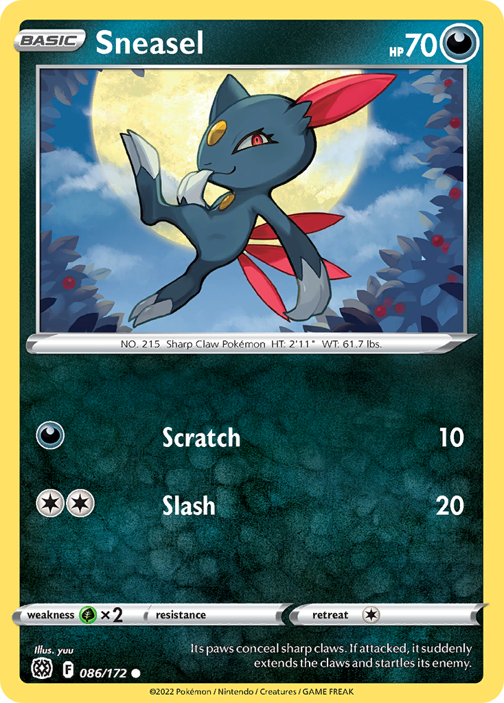 Sneasel #86 Brilliant Stars