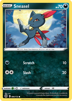 Sneasel #86 Brilliant Stars