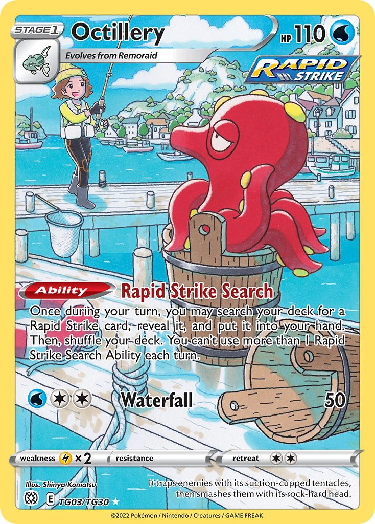 Octillery #TG03 Brilliant Stars Trainer Gallery