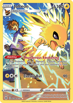 Jolteon #TG04 Brilliant Stars Trainer Gallery