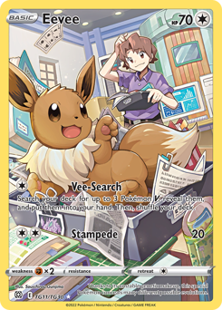 Eevee #TG11 Brilliant Stars Trainer Gallery