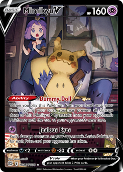 Mimikyu V #TG16 Brilliant Stars Trainer Gallery