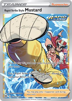 Rapid Strike Style Mustard #TG27 Brilliant Stars Trainer Gallery