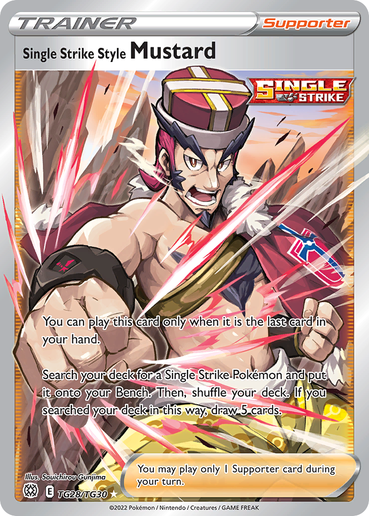 Single Strike Style Mustard #TG28 Brilliant Stars Trainer Gallery