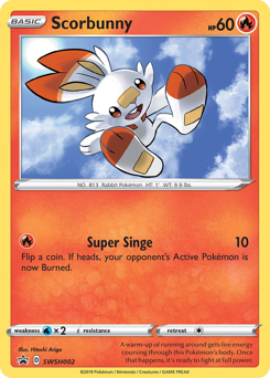 Scorbunny #SWSH002 SWSH Black Star Promos