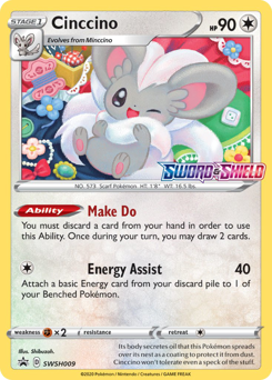 Cinccino #SWSH009 SWSH Black Star Promos