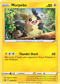 Morpeko #SWSH012 SWSH Black Star Promos