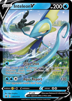 Inteleon V #SWSH016 SWSH Black Star Promos
