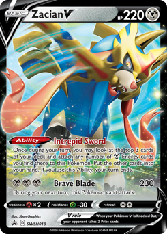 Zacian V #SWSH018 SWSH Black Star Promos