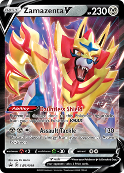 Zamazenta V #SWSH019 SWSH Black Star Promos