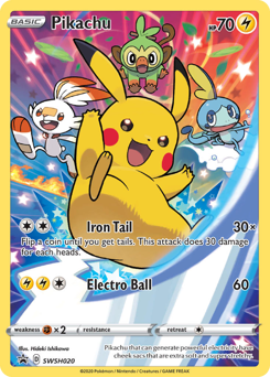 Pikachu #SWSH020 SWSH Black Star Promos