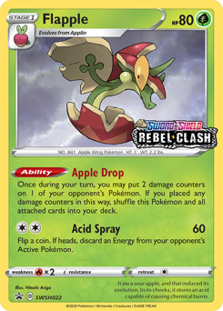 Flapple #SWSH022 SWSH Black Star Promos