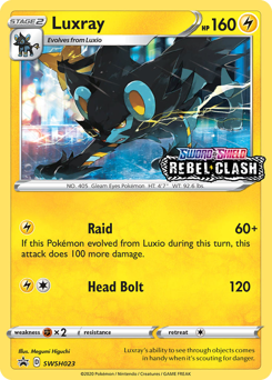 Luxray #SWSH023 SWSH Black Star Promos