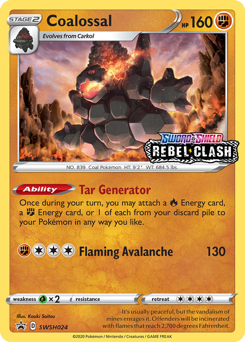 Coalossal #SWSH024 SWSH Black Star Promos