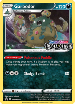 Garbodor #SWSH025 SWSH Black Star Promos