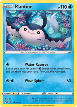 Mantine #SWSH026 SWSH Black Star Promos
