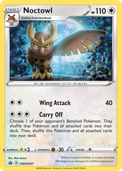 Noctowl #SWSH027 SWSH Black Star Promos