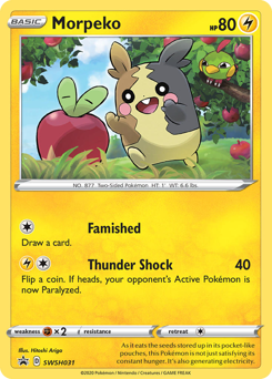 Morpeko #SWSH031 SWSH Black Star Promos