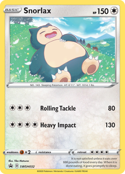 Snorlax #SWSH032 SWSH Black Star Promos