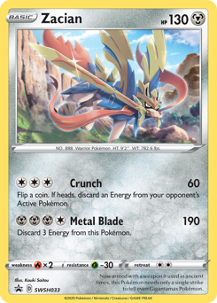 Zacian #SWSH033 SWSH Black Star Promos