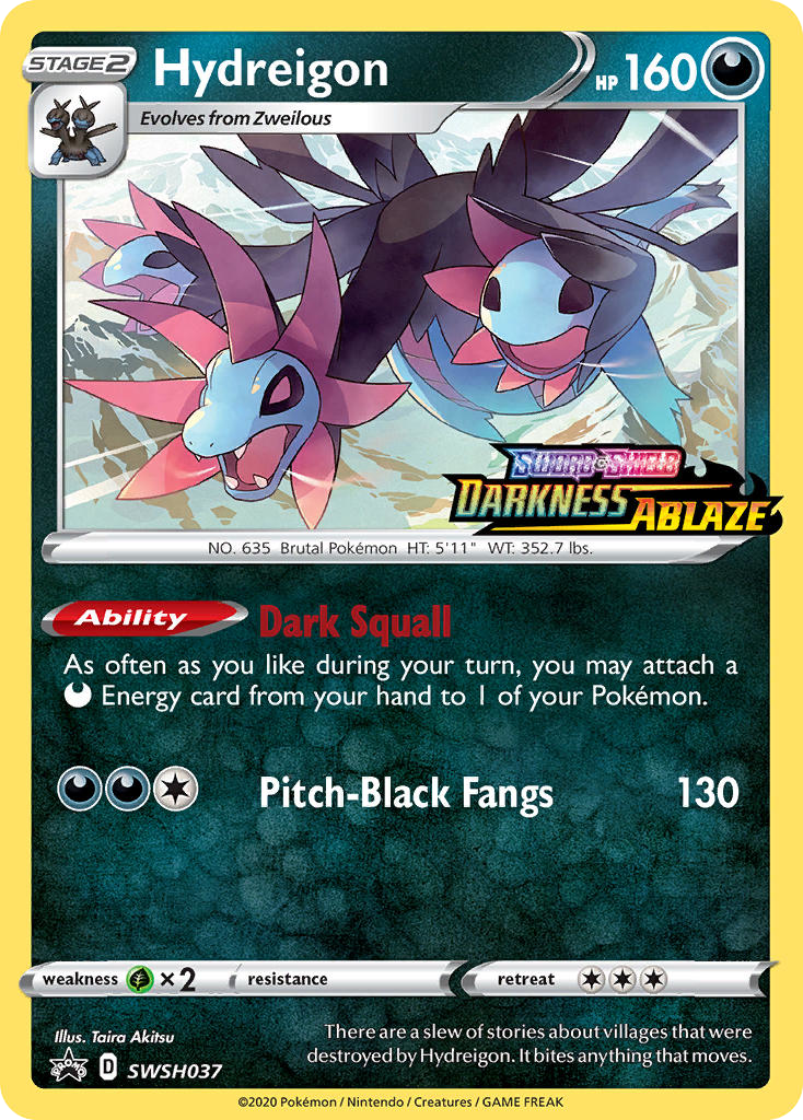 Hydreigon #SWSH037 SWSH Black Star Promos