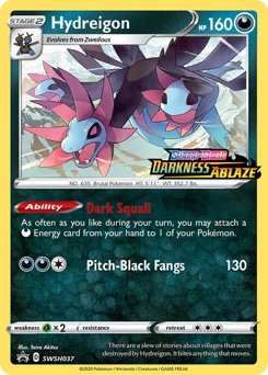 Hydreigon #SWSH037 SWSH Black Star Promos