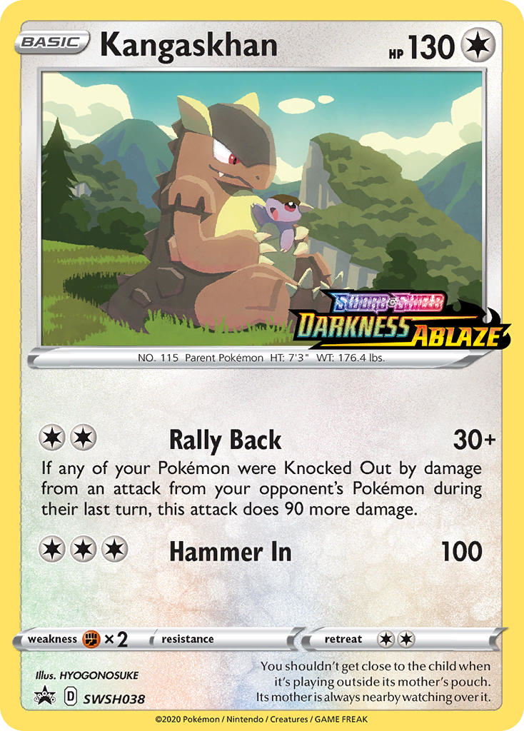 Kangaskhan #SWSH038 SWSH Black Star Promos