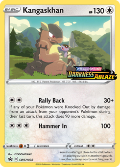 Kangaskhan #SWSH038 SWSH Black Star Promos